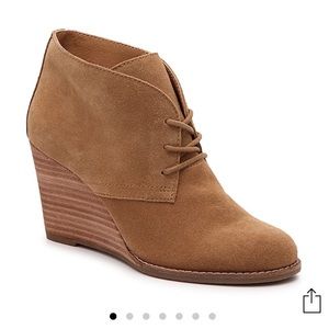 NWT - Lucky Brand Yamene Wedge Booties